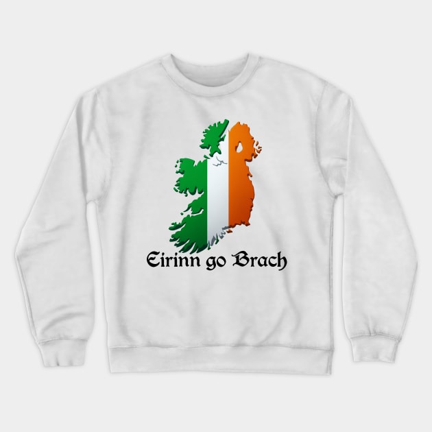 Éirinn go Brách: Celtic Pride Tee Crewneck Sweatshirt by The Wolf and the Butterfly